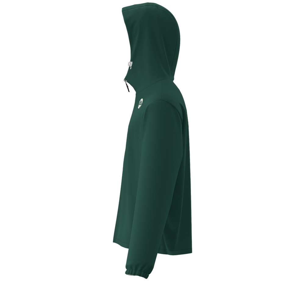 Sunny Day Bros Green UPF50+ Unisex Full-Zip Hooded Windbreaker Jacket
