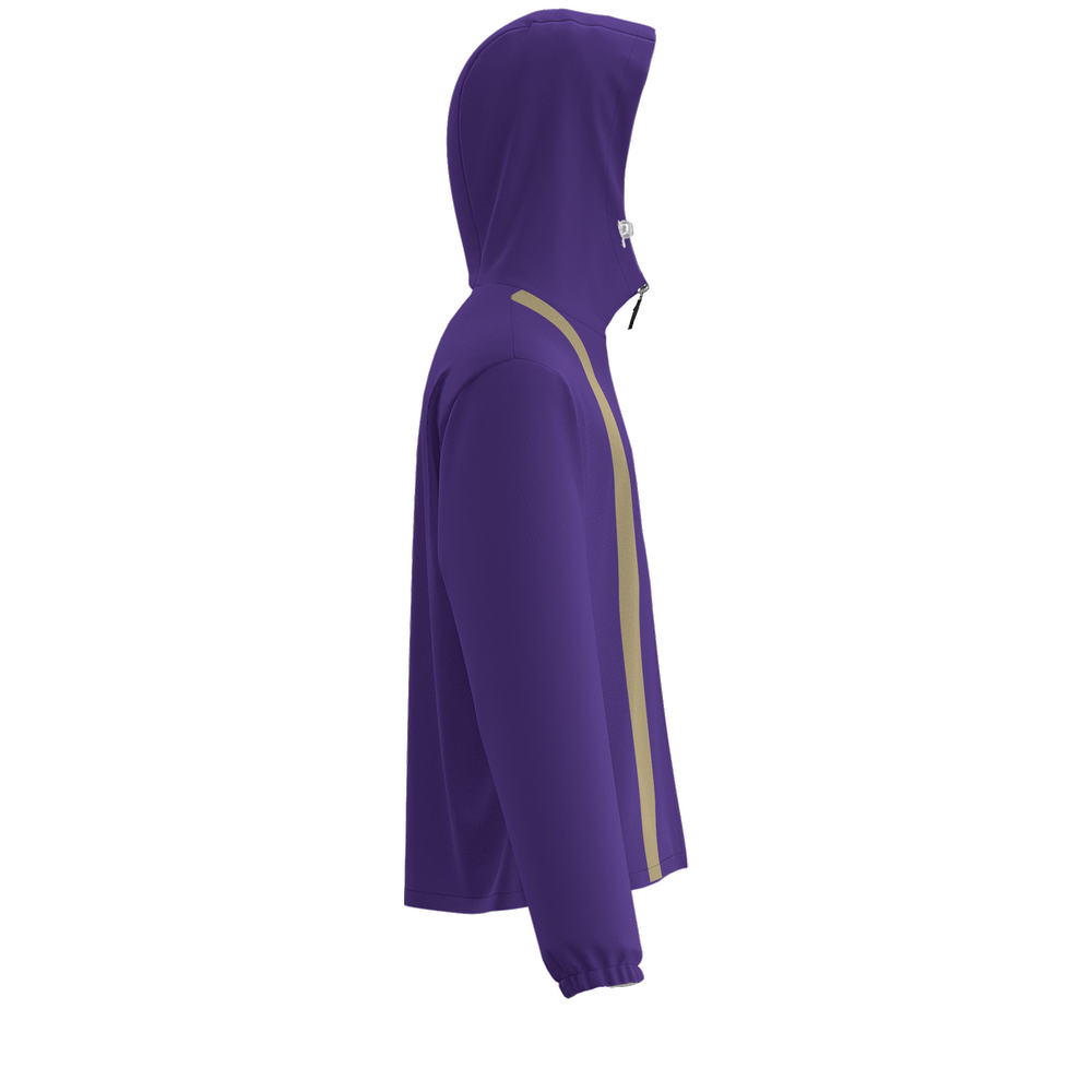 Sunny Day Bros Purple UPF50+ Unisex Full-Zip Hooded Windbreaker Jacket