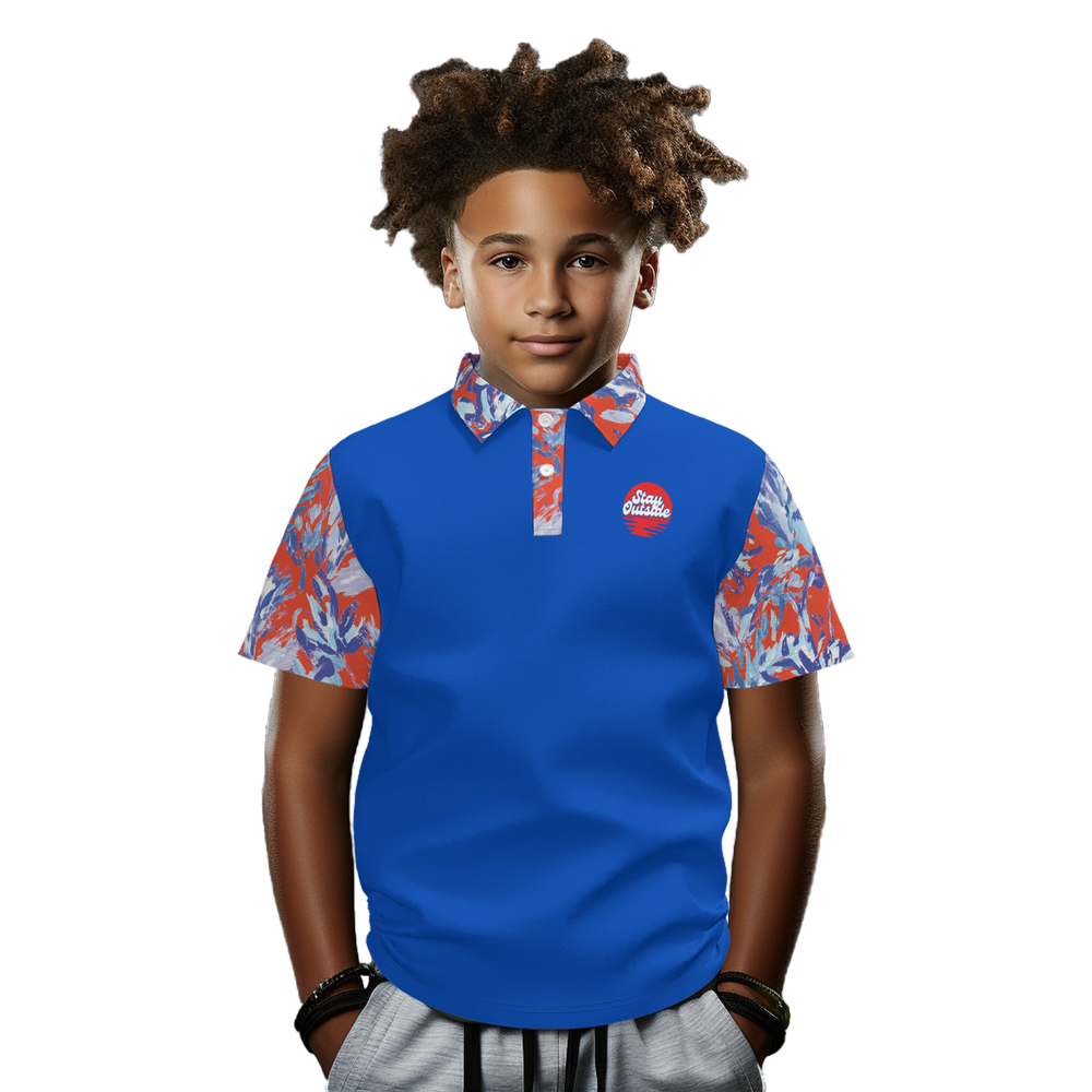 Unisex Youth's Performance Short-Sleeve Polo Shirt - Heavyweight 225g