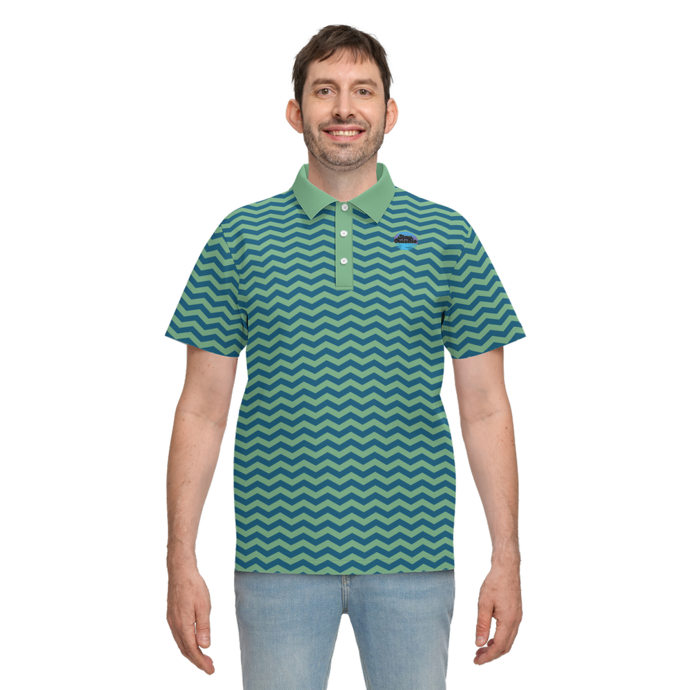 Sunny Day Bros Men's Classic Fit Short-Sleeve Polo - Lightweight, UPF50+