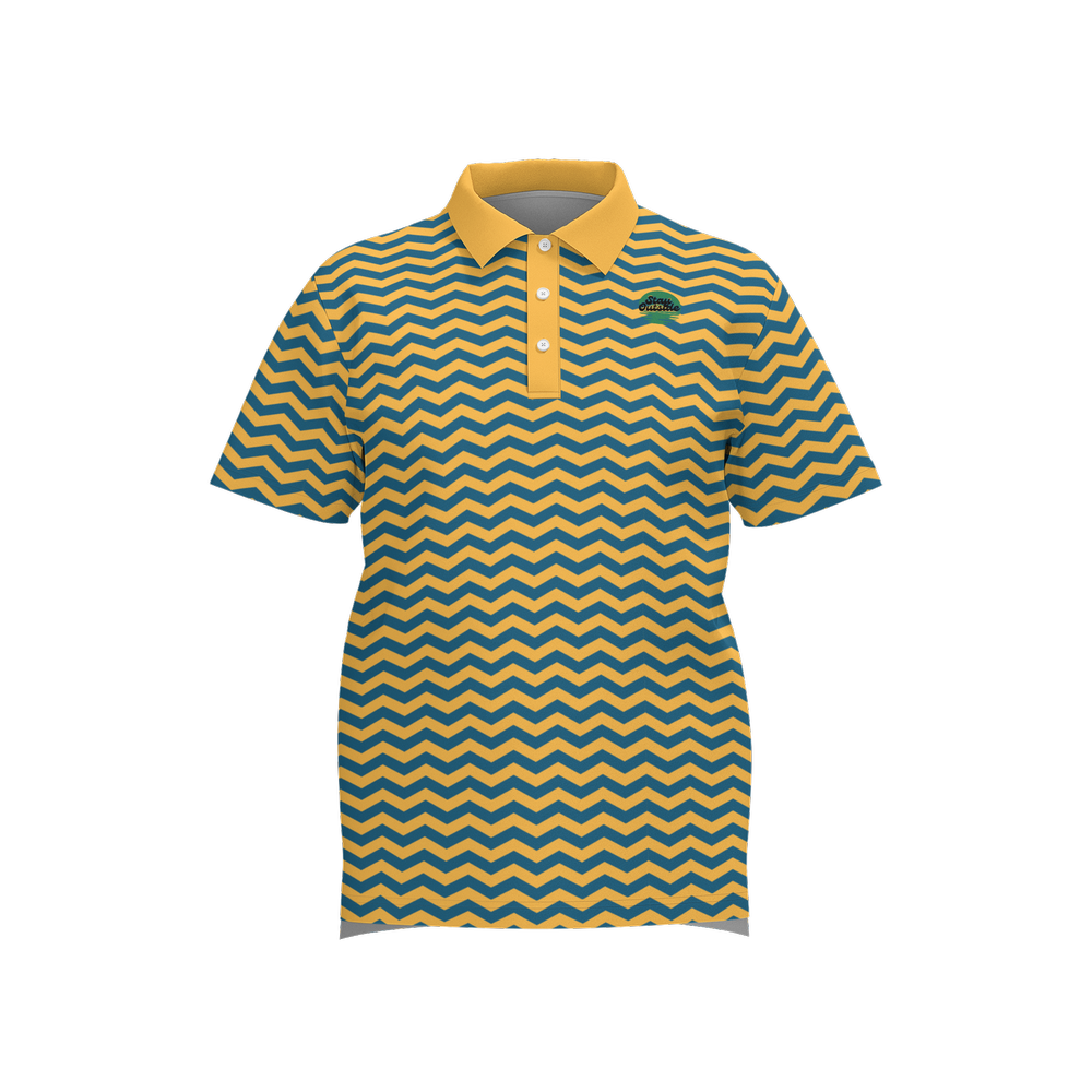 Sunny Day Bros Men's Classic Fit UPF50+ Short-Sleeve Polo - Lightweight